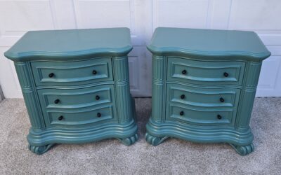 Custom Painted Chris Madden JCPenney Home Collection Nightstands β Set of 2